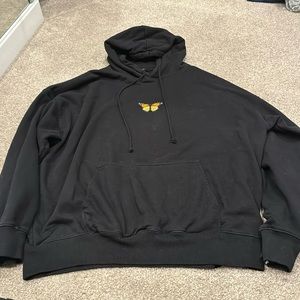 Brandy Melville butterfly hoodie black one size